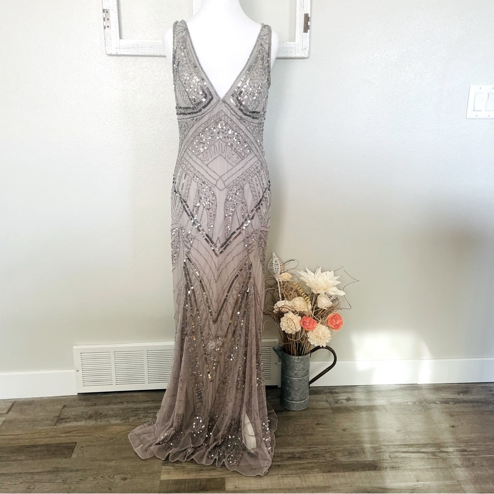 Patra Beaded Evening Dress
